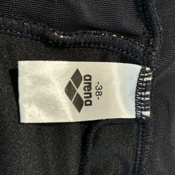 ARENA S 38 Bodylift Technology Supportive Gold Black Circles Ruching One Piece - Picture 5 of 6